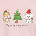 thumbnail image 3 of CafePress - Cat And Dog Christmas Women's Light T Shirt - Women's Classic T-Shirt, 3 of 4