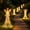 Angel Blessing Solar Ground Stake Light Craft, variant on Halloween Witch Cauldron Garden Stake Light with Colorful Waterfall LED Effects, Solar Powered Outdoor Yard Decoration, Waterproof Stake Light for Lawn, Patio, Pathway, Garden and Ghost Party Decor