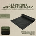 thumbnail image 4 of DeWitt Pro-5 Weed Barrier Fabric 5 oz, Heavy-Duty Woven Weed Control, 3x250 & 6x250 Feet, 4 of 7