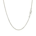 thumbnail image 3 of ARAIYA FINE JEWELRY 14K White Gold 1.02 mm Diamond Cut Round Wheat Chain 18'' for Women, 3 of 6