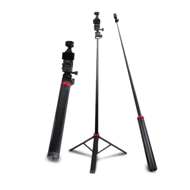 Trípode Palo para Selfie Leenconghui 80 Pulgadas para DJI Osmo Pocket 3 Expandible