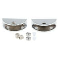thumbnail image 4 of deevoka 6x2pc Zinc Alloy Fixed Glass Half Circle Adjustable Glass Brackets 8-10mm, 4 of 9