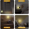 thumbnail image 4 of 1 pieza de luz de noche para niños, lámpara de noche para habitación de bebé, luz de orientación automática, lámpara de noche de oso para niños para habitación de niños, dormitorio, cocina, baño, bla JAMW Sencillez, 4 of 5
