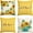 Yellow, variant on Home Sweet Home Sunflower Yellow Throw Pillow Covers, 12x20 Inch Summer Seasonal Decorations for Home Set of 4