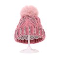 thumbnail image 7 of qolati Adults Kids Winter Beanie Hat with Faux Fur Pompoms Warm Knit Skull Cap Sequin Soft Ski Beanie for Women Men Holiday Outfits, 7 of 7