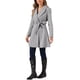 thumbnail image 4 of Abrigo elegante Inspire Chic para mujer, con cuello de chal, abrigo largo abotonado de invierno en gris, 4 of 6