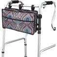thumbnail image 3 of AMQTSLM Walker Basket with Cup Holder, Walker Bags for Elderly, Walker Accessories for Folding Walkers, Rollator or Scooter, Wheelchair Bag for Seniors, 3 of 8