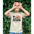 thumbnail image 5 of 7th Year Down Football Shirt for 7 Year Old Sports Theme Seventh Birthday Party Tee Natural Shirt Youth Medium, 5 of 6
