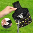 thumbnail image 4 of Haosy Cartoon Black Cats Golf Mallet Putter Cover Strong Magnetic Leather Golf Club Headcover Closure, 4 of 7