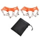 thumbnail image 1 of 13 Dientes Cadenas Nieve Botas Cubierta Antideslizante Ligero para Invierno (M) Naranja, 1 of 9