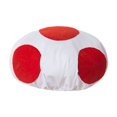 thumbnail image 4 of Disfraz de hongo, disfraz de sapo, Toadette, Super Bros, disfraz de Cosplay, gorro de Halloween, camiseta, chaleco azul, conjunto de 3 piezas, 4 of 5