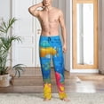 thumbnail image 2 of Fotbe Submarine And Landscape Pantalones de Pijama para Hombre, Pantalones de Dormir, Pantalones de Casa con Cintura Ajustable y Bolsillos-X-Large, 2 of 6
