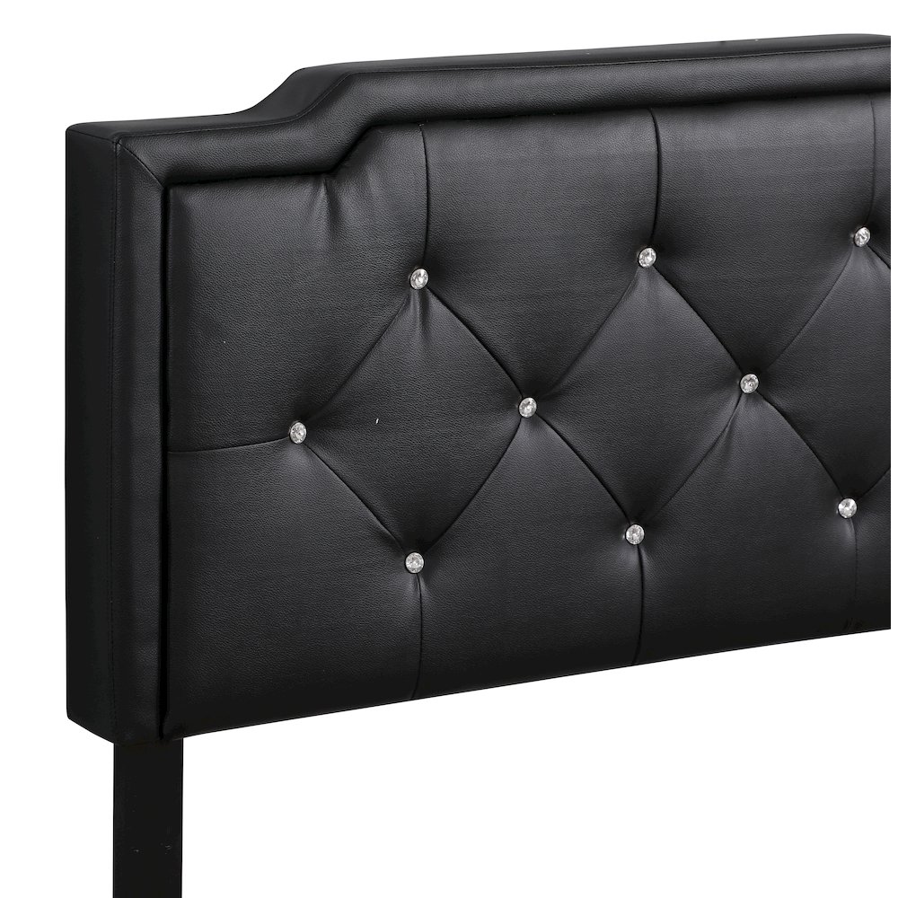 Glory Furniture Deb Twin Bed in Black Color