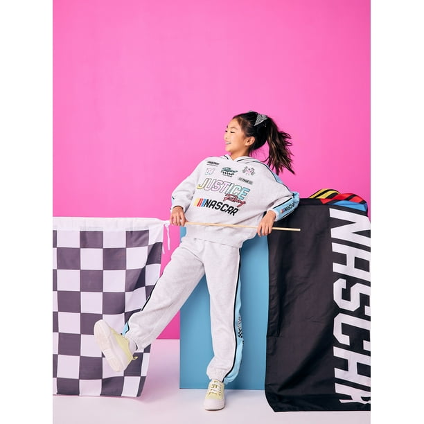 Justice Girl's NASCAR X Justice Collab Hoodie, Sizes XS - XLP