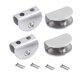 thumbnail image 5 of Yuarrent Home Hotel Glass Clamp Bathroom Shelf Tool Fixing Panel Screw Bracket Holder Furniture Hardware Mounted Door Bedroom Type5 NO5, 5 of 6