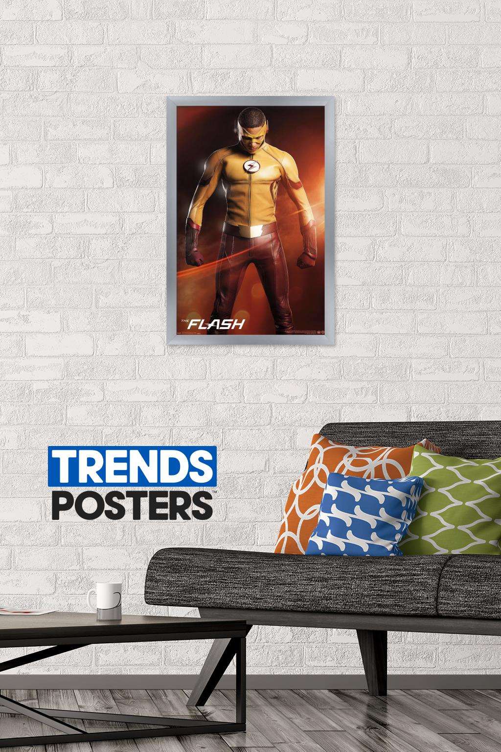 DC Comics TV - The Flash - Kid Flash Wall Poster, 14.725" x 22.375", Framed
