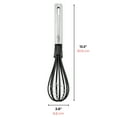 thumbnail image 2 of Starfrit Gourmet STEEL Fouet En Nylon, Résistant À La Chaleur, Sécuritaire Pour Antiadhésif, Manche En Acier Inoxydable, Fouet Trois Ballons Efficace, Support Intégré, Va Au Lave-Vaisselle, 2 of 6