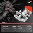 thumbnail image 2 of A-Premium Disc Brake Caliper Assembly with Bracket Compatible with Hyundai, Kia Model - Accent 2018-2022, Rio 2017-2022, Rear Right Passenger Side, 2 of 5