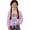 Axolotl Sunflower Purple, variant on Koala Butterfly Roses Pink Pattern Girls Long Sleeve Shirt Kids Crewneck T-Shirts Trendy 3D Graphic Tie-hem Cute Tees for Fall Winter, Size 7-8