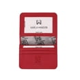 thumbnail image 2 of Tarjetero de piel Karla Hanson con bloqueo RFID rojo, 2 of 9