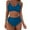 Blue, variant on BeAi Trendy Swimsuits for Women 2025 Coverage Strapless Bikini Sets for Women Cheeky Modest Swimwear for Women 2 Piece 2 Piece Sexy White Beachwear Women Criss Cross Back Previous Orders
