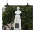 thumbnail image 2 of Print: Statue Of Manuel De La Cruz On The Prado Promenade In Havana, Cuba, 2 of 4