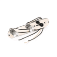 thumbnail image 4 of 2X Chrome 3 Way Wired Loaded Prewired Control Plate Harness Switch Knobs for Guitar Parts,2 x Wired Control Plate,silver, 4 of 8