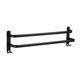 thumbnail image 1 of Colgador de toallas con gancho de pared, barra de 3 capas, estante de almacenamiento sin perforaciones, accesorios de soporte para cuarto de Almacenamiento y organización del hogar Negro 50cm/2 capas Bewildely HA081370-03, 1 of 1