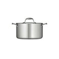 thumbnail image 2 of Tramontina Signature 6-Quart Tri-Ply Clad Stainless Steel Sauce Pot with Lid, Induction-Ready Pot, Dishwasher-Safe, 2 of 6