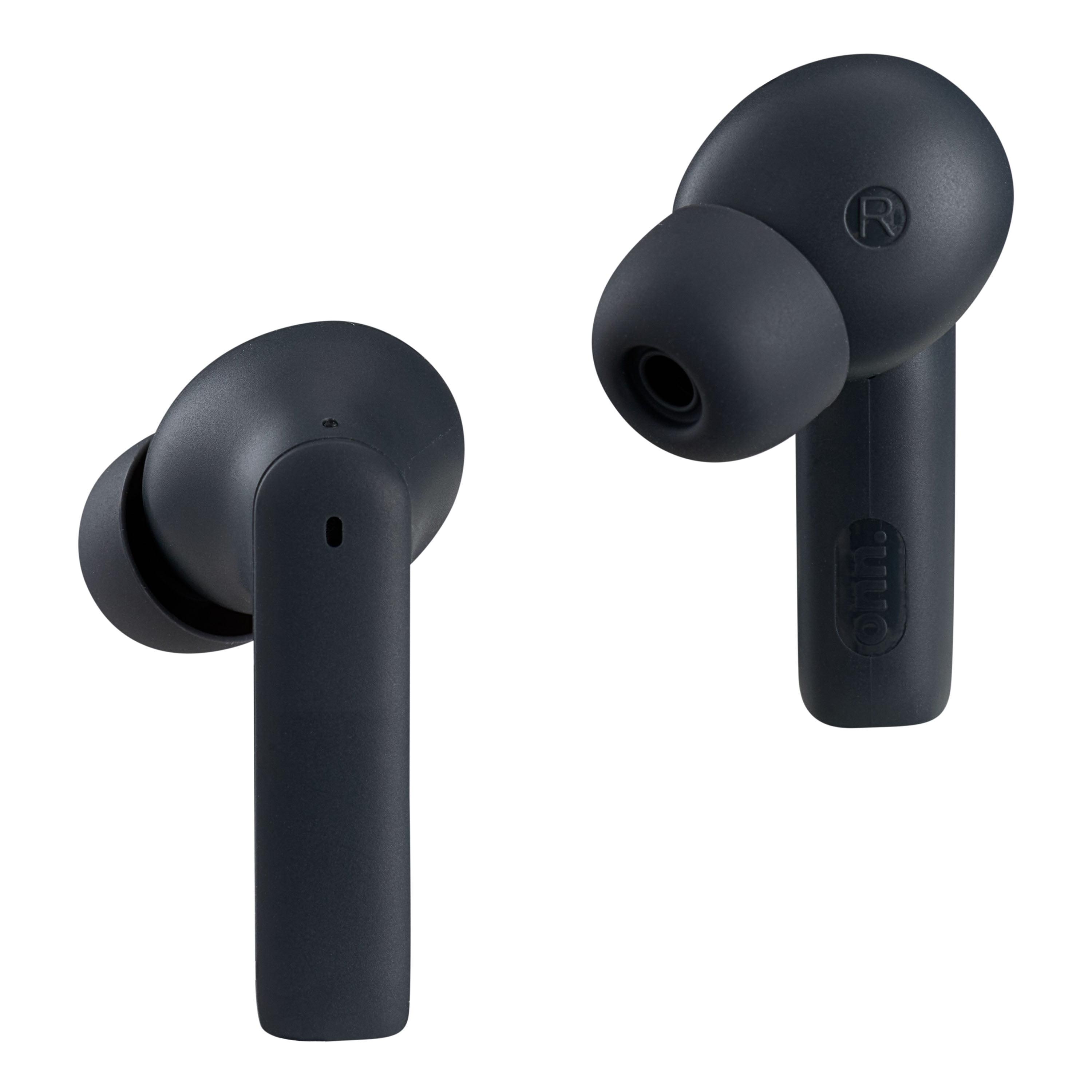 onn. Wireless In-Ear Bluetooth Earphones with Active Noise Cancellation, Gray