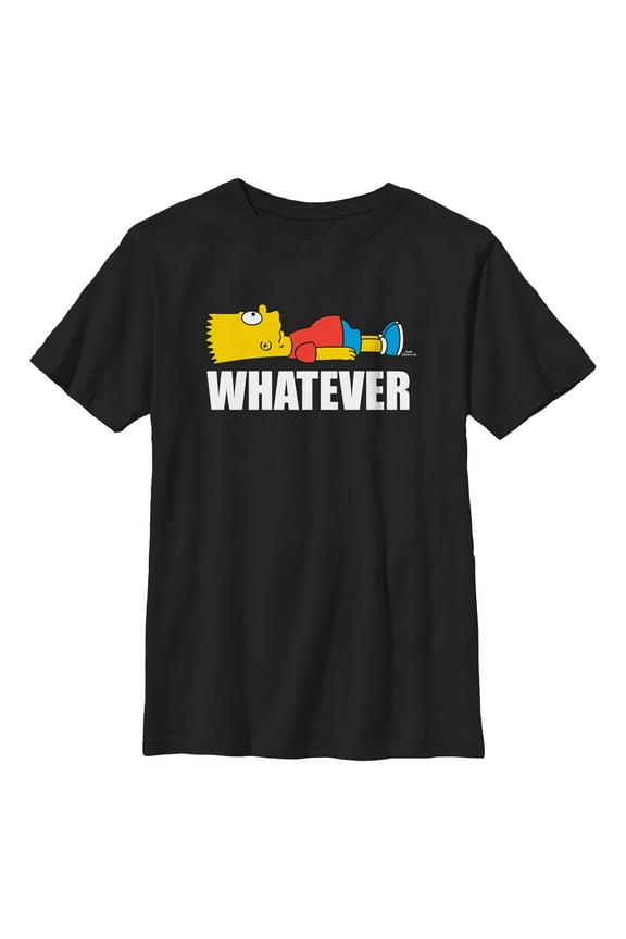 Boy's The Simpsons Bart Whatever Graphic T-Shirt