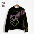 thumbnail image 5 of Sudadera con capucha de HELLO KITTY para mujer, ropa de calle con estampado de manga larga, estilo Harajuku, para otoño e invierno, 5 of 5