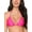 Hot Pink, variant on Women's Cheeky Triangle Bikini Top Halter Bathing Suit Top for woman , Size S-2XL