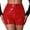 Red, variant on MIXUE Shorts For Women Summer Solid Color Sexy Shiny Button Womens Shorts Daily-Wear,Silver,XL
