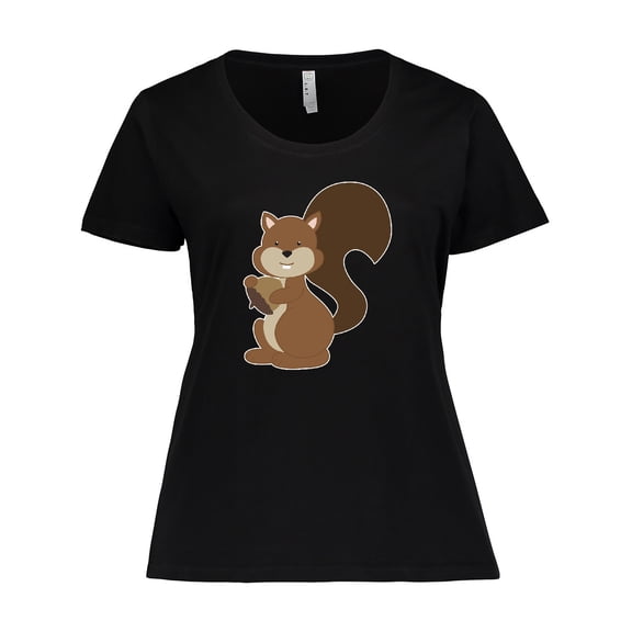 Inktastic Squirrel Women's Plus Size T-Shirt