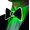 Green, variant on LED Bow Tie- Adjustable Glowing Bow Tie for Parties, Weddings & Prom - light up tie
