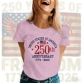 thumbnail image 2 of ibiyuan 250th Anniversary Usa Shirt T Shirts for Women Crewneck 250th Anniversary Usa Short Sleeve Shirts Independence Day Women Shirts Casual Fashion Funny Tops, 2 of 5