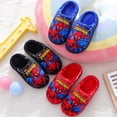 thumbnail image 2 of Zapatilla de algodón con estampado de Spiderman de dibujos animados para niños Suave Otoño Invierno Cálido Princesa Bebé Niños Niña Interior Hogar Dormitorio Algodón Shoes26-27 para 16 CM Gao Jinjia LED, 2 of 2