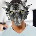 thumbnail image 2 of Máscara de cabeza de lobo de Halloween decoraciones de Halloween Máscara de cabeza de lobo de Halloween Fiesta Carnaval Mascarada Cosplay Bar Actuaciones Decoraciones ANGGREK Otros, 2 of 6