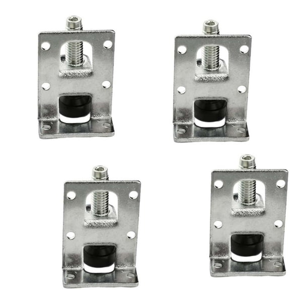 4 piezas de niveladores de patas de mesa, elevadores de muebles de cama, soportes de muebles, pies niveladores 50mm