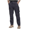 thumbnail image 2 of Ceisia Men's Waterproof Tactical Cargo Pants with Multi-Pocket & Partial Elastic Waist Gifts, 2 of 9