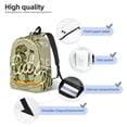 thumbnail image 3 of Balery Dinosaur Mochila Clásica Impresa Básica para Viaje, Mochila Escolar Resistente al Agua, Mochila de Lona con Correas Ajustables-Medium, 3 of 5