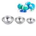 thumbnail image 4 of 6 Pcs Moules à Bombes de Bain en Aluminium 3 Tailles DIY Moules à Boules Rondes, 4 of 8