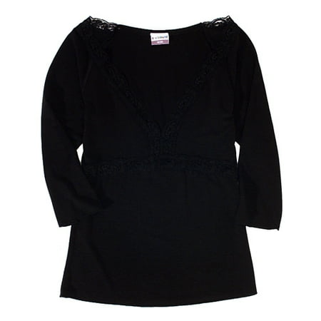 Juniors Lace Criss-Cross Top