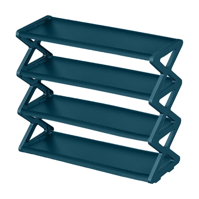 Household X Type Shoe Rack Multifunctional Double Steel Tube Assembly Shoe Cabinet Dormitory Shelf