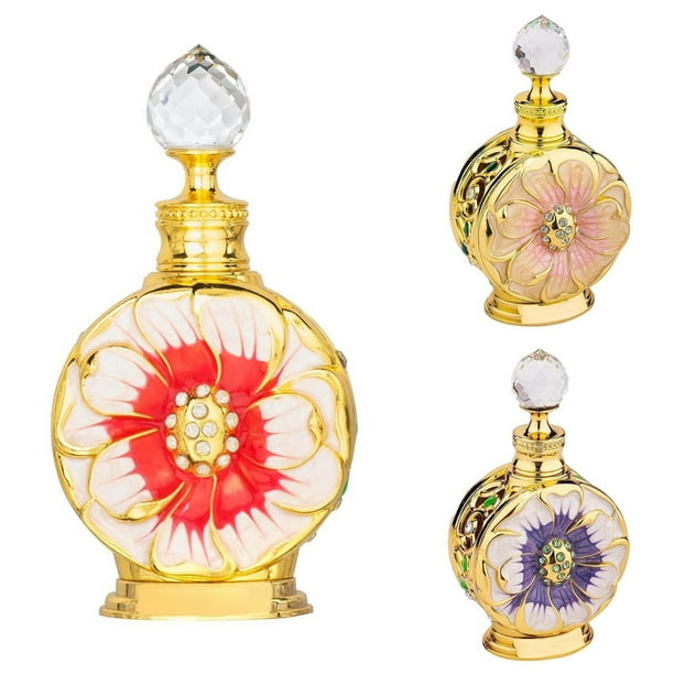 Sueño Rose Petal Perfume Dubai Oil Perfume Refrescante Duradero Árabe 15ml púrpura