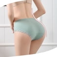 thumbnail image 3 of Ropa interior de algodón para mujer, bragas de algodón con perfil de estudiante para mujer, ropa interior de cintura media con hilo para mujer, 3 of 4