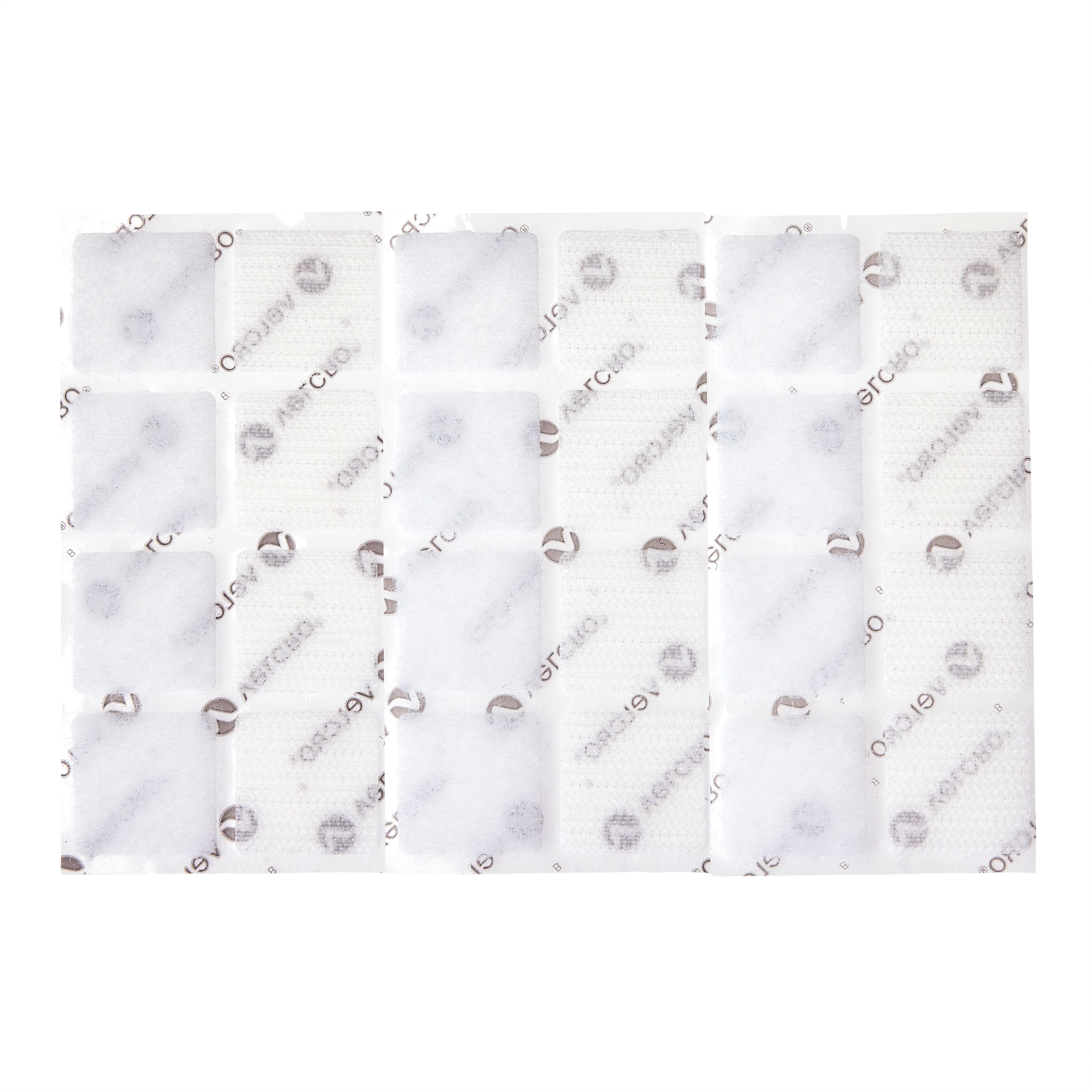 VELCRO Brand Sticky Back White Squares, 12 Packs: 12 ct. (144 total)
