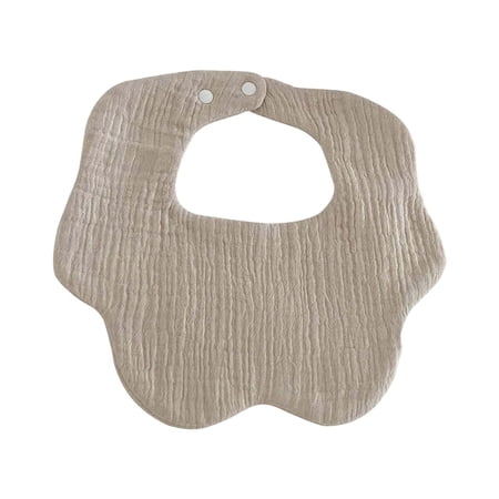 Soft Absorbent Baby Bibs Burp Cloths for Gentle On Feeding Bibs Daily Use Outdoors Travel Lightweight Breathable Grey 0-1 Years