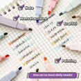 thumbnail image 3 of lote De 12 Surligneurs Esthtiques, Schage Rapide, Surligneurs Faciles Tenir Avec Pointe Burin, Marqueurs Pastel, Stylos Multicolores, Papeterie Ka, 3 of 3